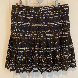 Lovely pleated mini skirt flirt and flare